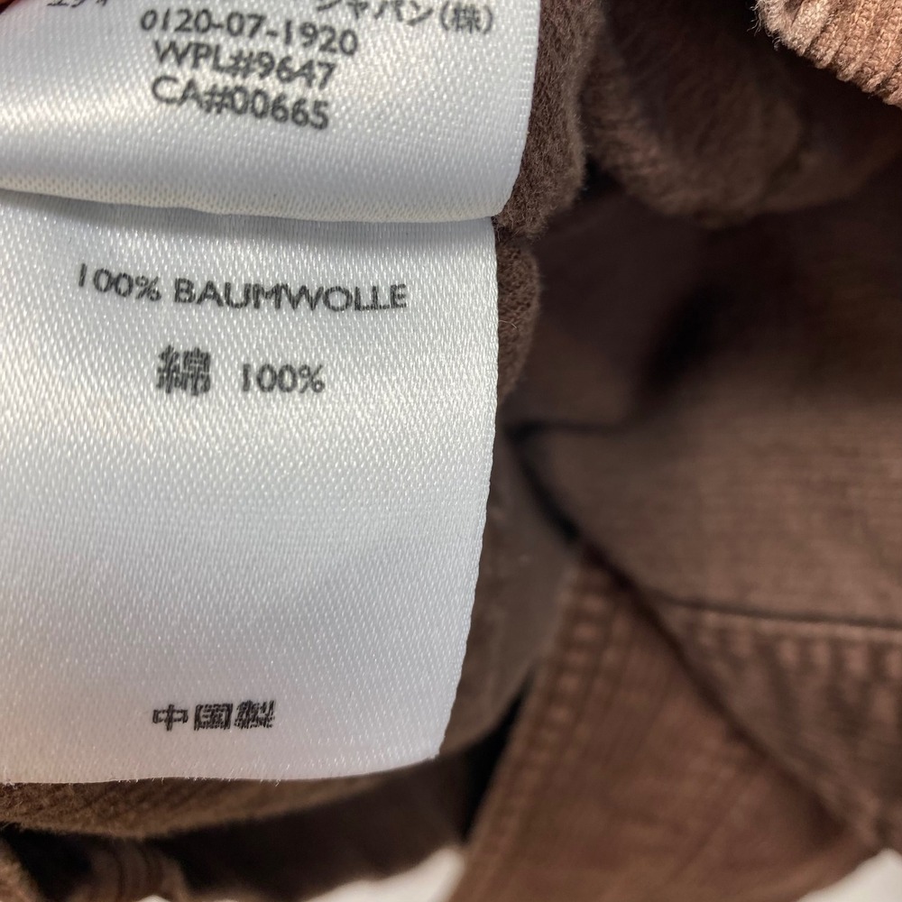 Eddie Bauer Corduroy Jacket Womens M Brown Button Front Trucker Utility Coat - Picture 9 of 11